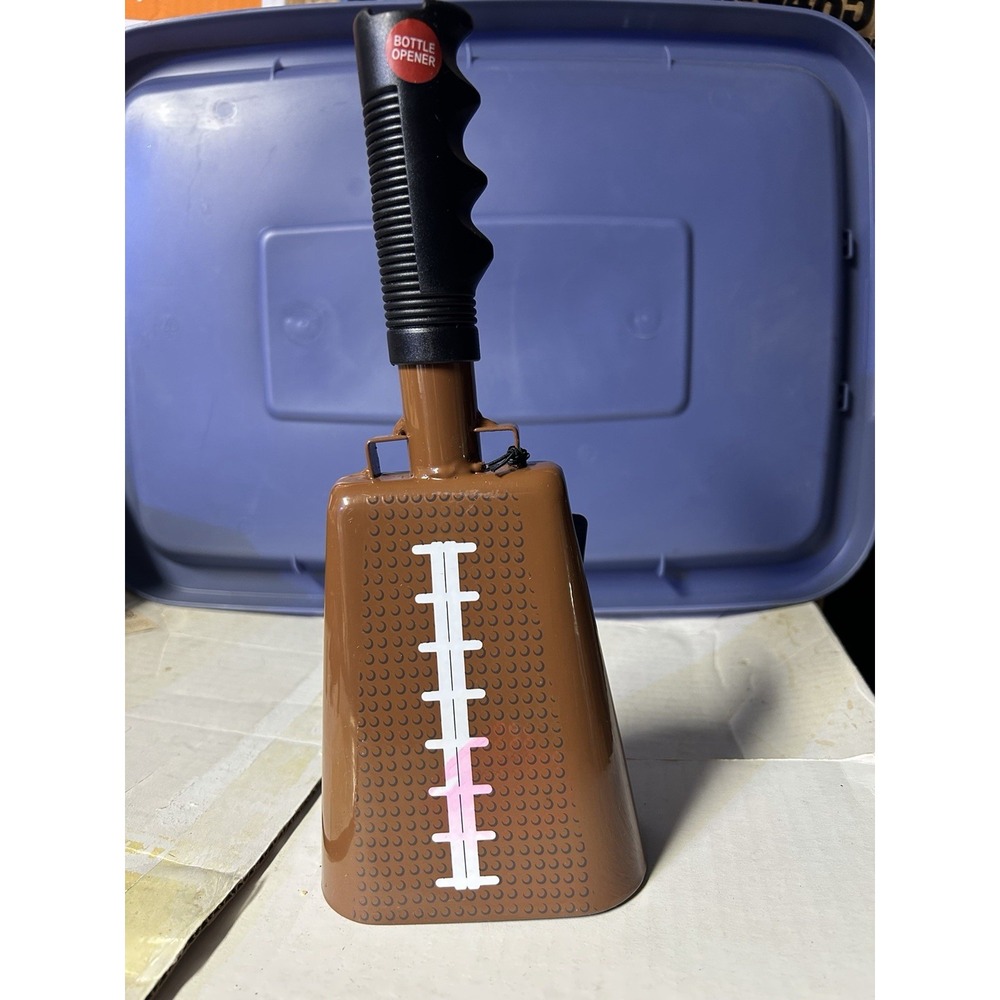 Wembley‎ Tailgate Football Cowbell w Bottle Opener Game Time Fan Bell